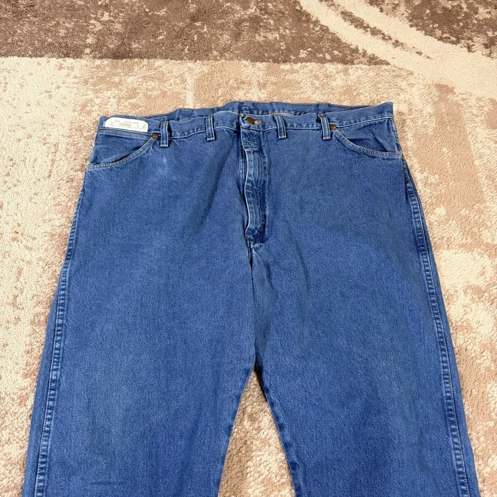 Wrangler Cowboy Cut 13MWZPW Jeans 46x32 Blue Men Western Workwear Vintage